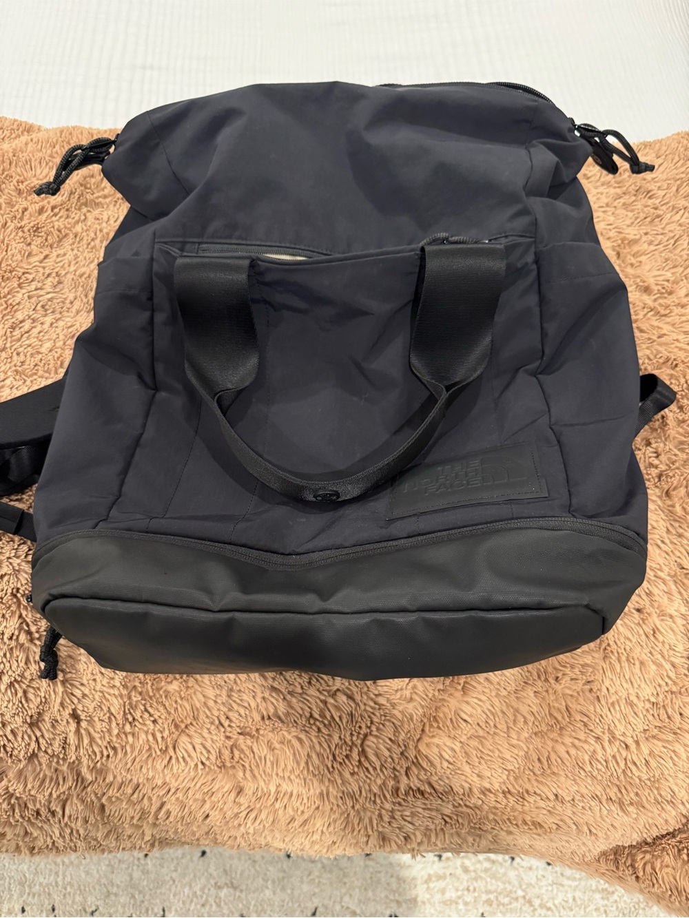 The North Face Black Everyday Roll-Top Backpack